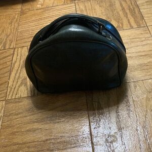 Furla Dark Green Leather Clutch